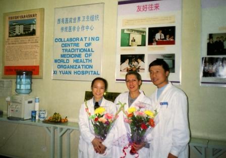 Nadia at the Xi Yuan Hospital in Beijing